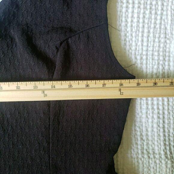 Dark Academia Dress Sleeveless Pleated Fit & Flare Stretch Women's Size XL - Picture 9 of 11